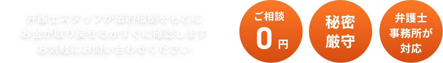 ご相談0円今すぐお気軽にお問い合わせください